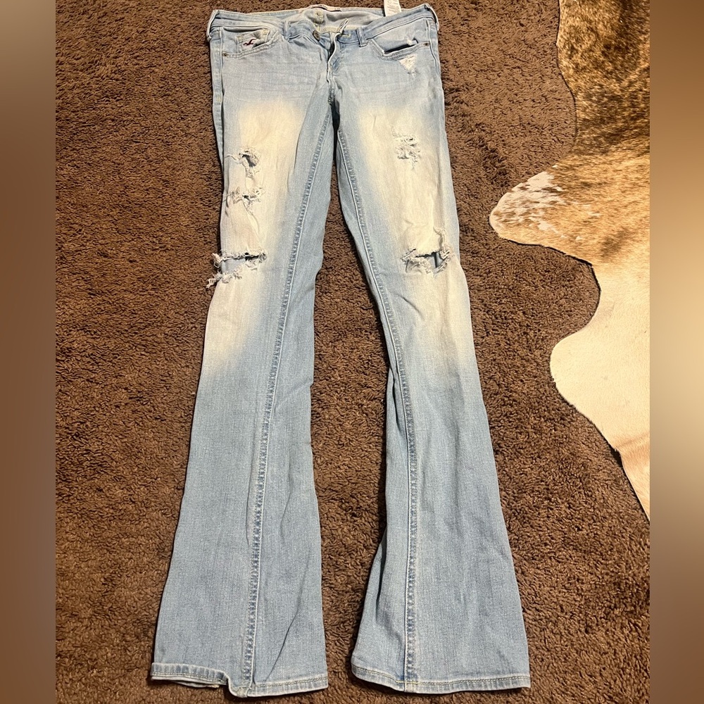 Hollister Light Blue Flare Jeans